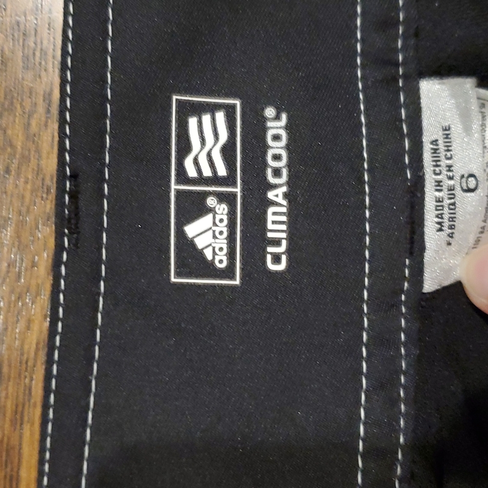 Womens Adidas ClimaCool black & white skort size 6 - Picture 4 of 5